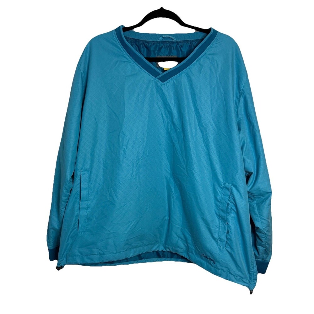 Cabela’s Women’s Pullover Windcrest Blue Golf Jacket Size 2XL Athleisure Wear